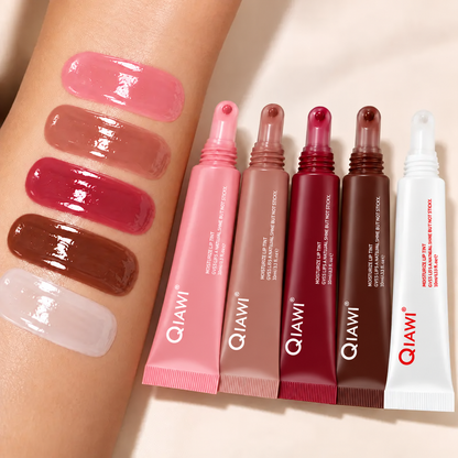 Hydrating Glossy Lip Tint Set – 5 Shades