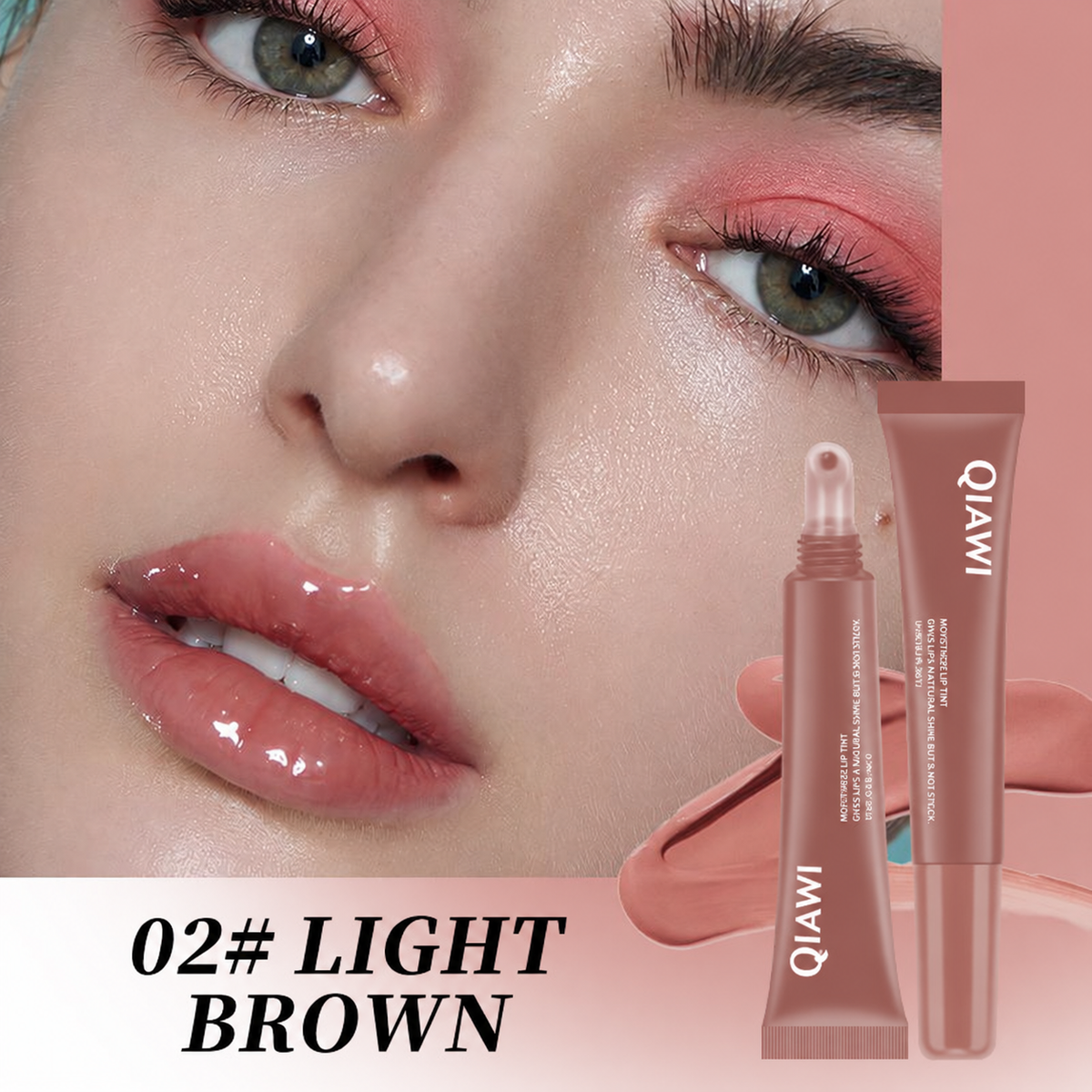 QIAWI Light Brown shade model and product