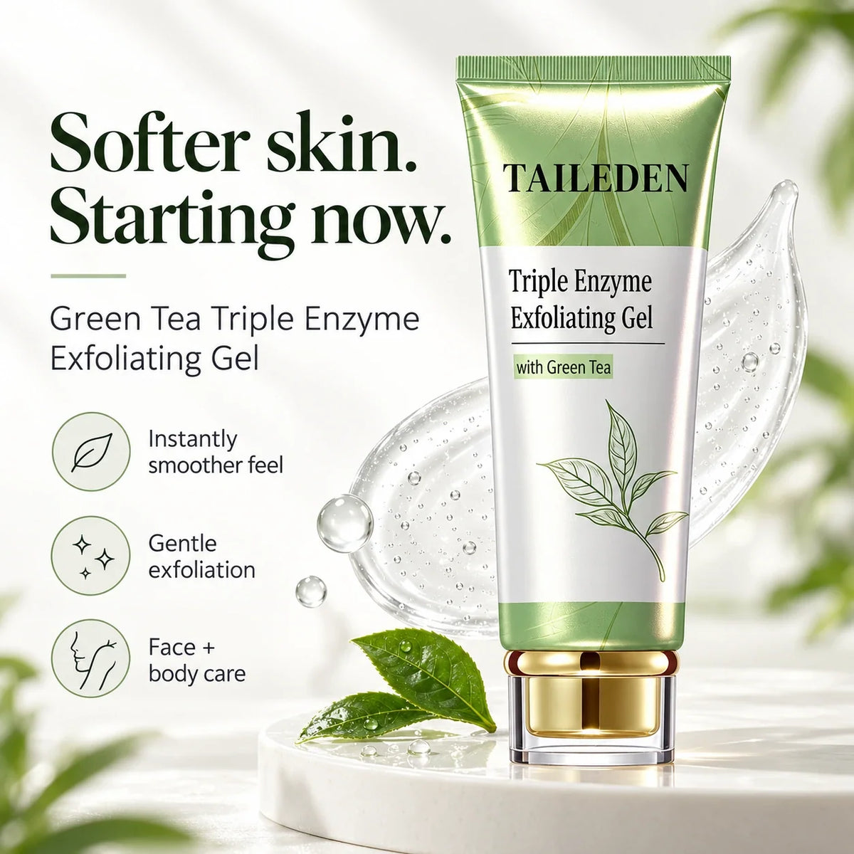 Green Tea Triple Enzyme Exfoliating Gel
