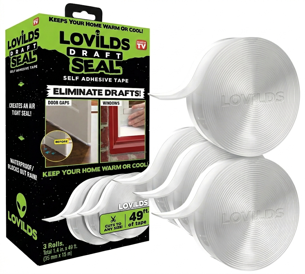 Alien Draft Seal – Self-Adhesive Tape to Block Drafts & Save Energy